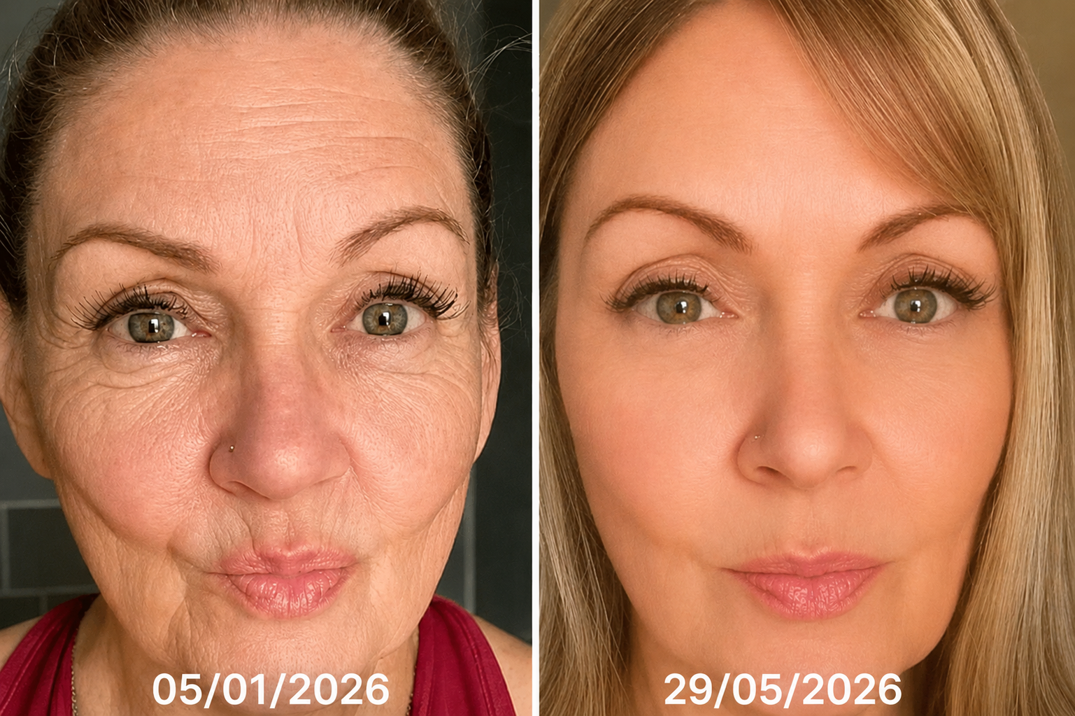 Antes e depois - Rosângela